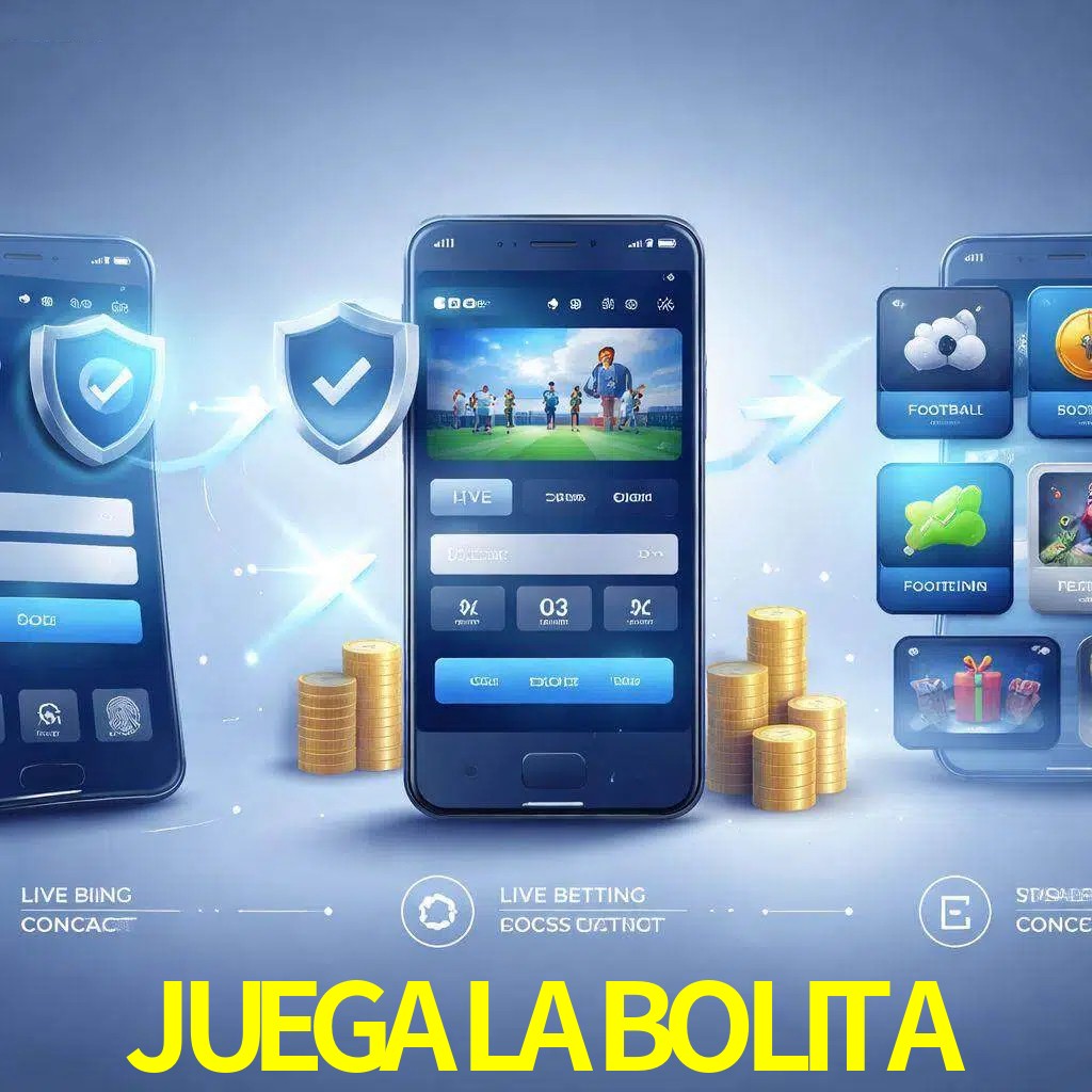 Pasos de acceso a la app JUEGALABOLITA en pantalla de teléfono móvil